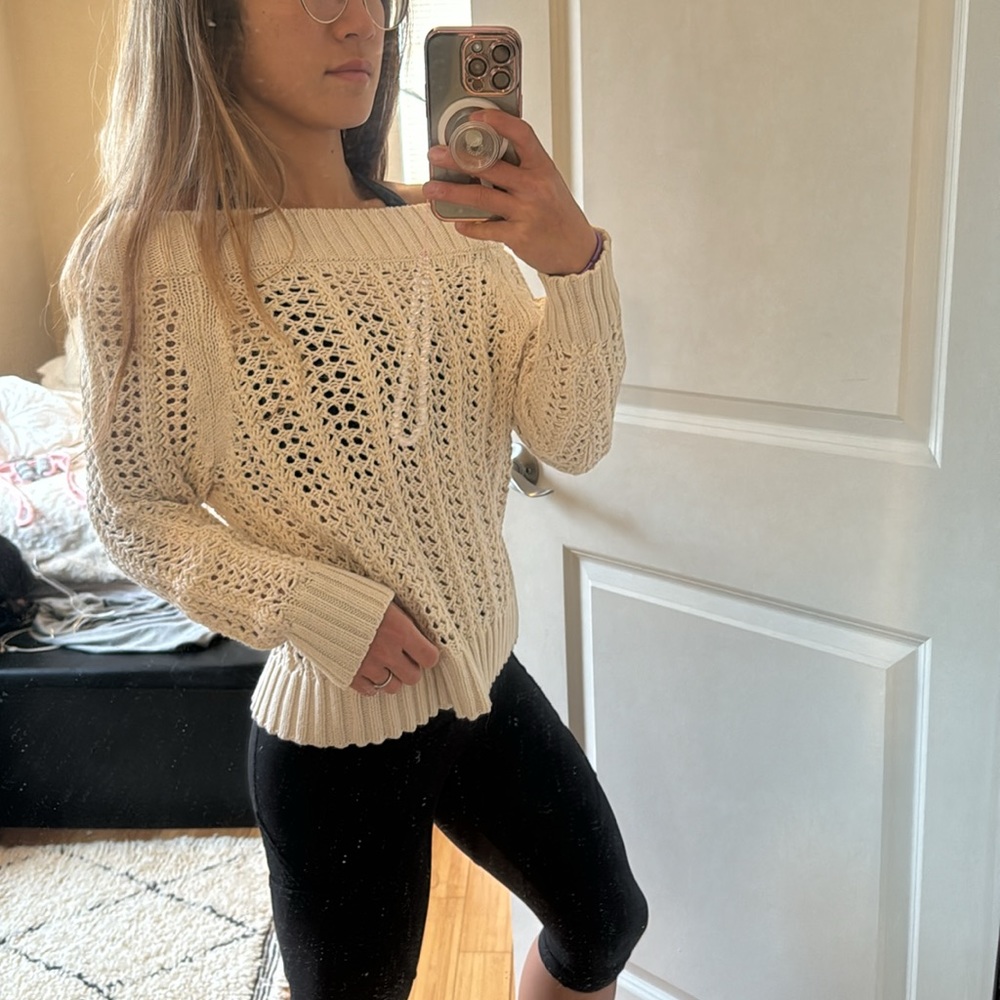 J crew  off the shoulder sweater